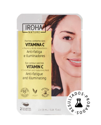IROHA NATURE Cerotti contorno occhi alla vitamina C 2 unità